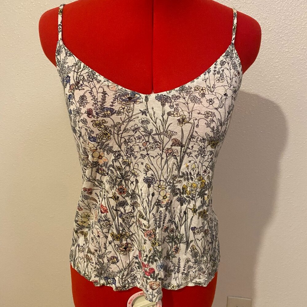 H&M Extra Small Floral Tank Top